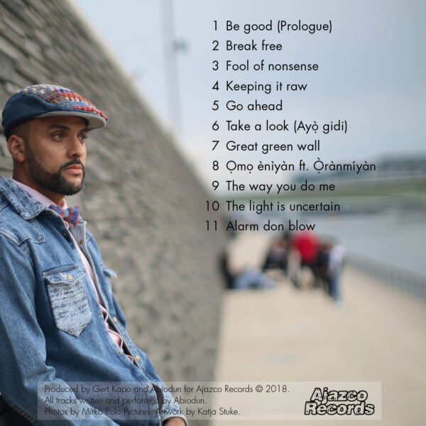 Abiodun aka. Don Abi Back Cover Image new album Break Free